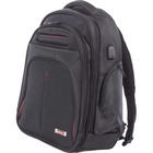 Swiss Mobility Carrying Case (Backpack) for 15.6" Notebook - Black - 1680D Polyester Body - Shoulder Strap, Handle, Telescoping Handle - 19.50" (495.30 mm) Height x 8.50" (215.90 mm) Width x 16" (406.40 mm) Depth - 1 Each