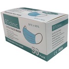 Viva Level 3 Face Mask - Recommended for: Face - Earloop Style Mask, Disposable - Polypropylene - Blue - 50 / Box