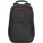 Lenovo Essential Plus Carrying Case Rugged (Backpack) for 15.6" Notebook - Black - Weather Resistant, Wear Resistant - Ballistic Nylon, Polyethylene Terephthalate (PET), Polyester Body - Hand Grip, Shoulder Strap, Handle, Carrying Strap