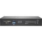 SonicWall TZ470 High Availability Firewall - 8 Port - 10/100/1000Base-T - 2.5 Gigabit Ethernet - DES, 3DES, MD5, SHA-1, AES (128-bit), AES (192-bit), AES (256-bit) - 8 x RJ-45 - 2 Total Expansion Slots - Desktop, Rack-mountable - TAA Compliant