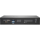 SonicWall TZ370 High Availability Firewall - 8 Port - 10/100/1000Base-T - Gigabit Ethernet - DES, 3DES, MD5, SHA-1, AES (128-bit), AES (192-bit), AES (256-bit) - 8 x RJ-45 - Desktop, Rack-mountable - TAA Compliant