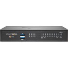 SonicWall TZ470 Network Security/Firewall Appliance - 8 Port - 10/100/1000Base-T - 2.5 Gigabit Ethernet - DES, 3DES, MD5, SHA-1, AES (128-bit), AES (192-bit), AES (256-bit) - 8 x RJ-45 - 2 Total Expansion Slots - 2 Year Secure Upgrade Plus Advanced Edition - Desktop, Rack-mountable - TAA Compliant