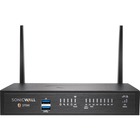 SonicWall TZ370W Network Security/Firewall Appliance - 8 Port - 10/100/1000Base-T - Gigabit Ethernet - Wireless LAN IEEE 802.11ac - DES, 3DES, MD5, SHA-1, AES (128-bit), AES (192-bit), AES (256-bit), WPA, WPA2, WEP, TKIP - 8 x RJ-45 - 2 Year Secure Upgrad
