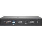 SonicWall TZ270 Network Security/Firewall Appliance - 8 Port - 10/100/1000Base-T - Gigabit Ethernet - DES, 3DES, MD5, SHA-1, AES (128-bit), AES (192-bit), AES (256-bit) - 8 x RJ-45 - 3 Year Secure Upgrade Plus Threat Edition - Desktop, Rack-mountable - TAA Compliant