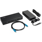 Kensington SD4850P Docking Station - for Notebook/Monitor - 100 W - USB Type C - 6 x USB Ports - USB Type-C - HDMI - DisplayPort - Black - Wired
