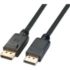 Axiom Displayport Audio/Video Cable - 6 ft DisplayPort A/V Cable for Computer, Notebook, Monitor, Audio/Video Device - First End: 1 x 20-pin DisplayPort 1.4 Digital Audio/Video - Male - Second End: 1 x 20-pin DisplayPort 1.4 Digital Audio/Video - Male - Supports up to 7680 x 4320 - 30 AWG - Black