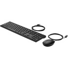 HP Wired Desktop 320MK Mouse And Keyboard - USB Cable Keyboard - French - USB Cable Mouse - Compatible with PC