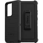 OtterBox Defender Series Pro Rugged Carrying Case (Holster) Samsung Galaxy S21 Ultra 5G Smartphone - Black - Bacterial Resistant, Scrape Resistant, Dirt Resistant Port, Dust Resistant Port, Lint Resistant Port, Drop Resistant, Dirt Resistant, Dust Resistant, Lint Resistant, Shock Absorbing, Shock Resistant, ... - Plastic Body - Belt Clip - 3.72" (94.49 mm) Height x 1.36" (34.54 mm) Width x 7.13" (181.10 mm) Depth - Retail