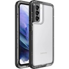 OtterBox Galaxy S21 5G NXT Antimicrobial Case - For Samsung Galaxy S21 5G Smartphone - Black Crystal (Clear/Black) - Clear - Spill Resistant, Bacterial Resistant, Snow Proof, Dirt Proof, Drop Proof, Dust Resistant, Spill Resistant, Drop Resistant - Plastic