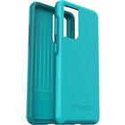 OtterBox Galaxy S21 5G Symmetry Series Case - For Samsung Galaxy S21 5G Smartphone - Rock Candy Blue - Bacterial Resistant, Drop Resistant, Bump Resistant, Shock Absorbing - Polycarbonate, Synthetic Rubber, Recycled Plastic, Plastic