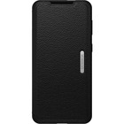 OtterBox Strada Carrying Case (Wallet) Samsung Galaxy S21+ 5G Smartphone - Shadow Black - Drop Resistant - Leather Body