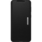 OtterBox Strada Carrying Case (Wallet) Samsung Galaxy S21+ 5G Smartphone - Shadow (Black) - Drop Resistant - Metal, Polycarbonate, Leather Body - 6.57" (166.88 mm) Height x 3.20" (81.28 mm) Width x 0.61" (15.49 mm) Depth