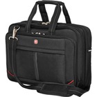 Holiday SWA0918 009 Carrying Case (Briefcase) for 15.6" to 17" Notebook - Black - Anti-slip Shoulder Pad - Polyester, 1680D Ballistic Polyester Body - Trolley Strap, Shoulder Strap, Handle