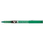 Pilot Hi-Tecpoint V5 Rollerball Pen - 0.5 mm Pen Point Size - Green Liquid Ink - Tungsten Carbide Tip - 2 / Pack