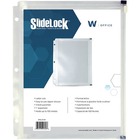 Winnable Slidelock Binder Pouch - 11.5" Height x 9.5" Width - 100 x Sheet Capacity - For Letter 8 1/2" x 11" Sheet - Ring Binder - Clear - 1 Each