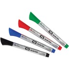 Quartet Premium Glass Board Dry-Erase Markers - Fine Marker Point - Black, Blue, Red, Green Liquid Ink - 4 / Pack