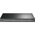 TP-Link JetStream TL-SG3452P Ethernet Switch - 48 Ports - Manageable - 3 Layer Supported - Modular - 4 SFP Slots - 52.50 W Power Consumption - 384 W PoE Budget - Optical Fiber, Twisted Pair - PoE Ports - Rack-mountable, Desktop - Lifetime Limited Warranty