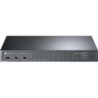 TP-Link 8-Port 10/100Mbps + 3-Port Gigabit Desktop Switch with 8-Port PoE+ - 10 Ports - 2 Layer Supported - Modular - 1 SFP Slots - Power Adapter - 5.95 W Power Consumption - 124 W PoE Budget - Optical Fiber, Twisted Pair - PoE Ports - Desktop, Wall Mount