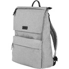 bugatti Carrying Case (Backpack) for 14" Apple iPad Notebook - Gray - Water Proof Pocket - Polyester Body - Shoulder Strap, Handle, Trolley Strap - 18" (457.20 mm) Height x 12.50" (317.50 mm) Width x 5" (127 mm) Depth - 1 Each