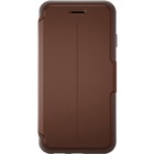 OtterBox Strada Carrying Case (Folio) Apple iPhone 6 Plus, iPhone 6s Plus - Brown - Drop Resistant, Damage Resistant, Bump Resistant, Scratch Resistant, Scuff Resistant - Genuine Leather Body