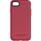 OtterBox Symmetry Carrying Case (Folio) Apple iPhone 7 - Cherry Red - Faux Leather Body - Saffiano Texture