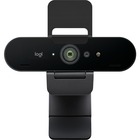 Logitech Webcam - 90 fps - USB Type A - 3840 x 2160 Video - Auto-focus - 5x Digital Zoom - Microphone - Computer, Notebook, Monitor