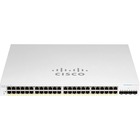 Cisco Business CBS220-48T-4G Ethernet Switch - 48 Ports - Manageable - 2 Layer Supported - Modular - 4 SFP Slots - 36.50 W Power Consumption - Optical Fiber, Twisted Pair - 3 Year Limited Warranty