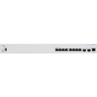 Cisco Business 350-8XT Managed Switch - 8 Ports - Manageable - 3 Layer Supported - Modular - 50.30 W Power Consumption - Optical Fiber, Twisted Pair - Rack-mountable - Lifetime Limited Warranty