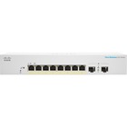 Cisco Business CBS220-8P-E-2G Ethernet Switch - 8 Ports - Manageable - Gigabit Ethernet - 10/100/1000Base-T, 1000Base-X - 2 Layer Supported - Modular - 2 SFP Slots - 8.20 W Power Consumption - 65 W PoE Budget - Optical Fiber, Twisted Pair - PoE Ports - Rack-mountable - 3 Year Limited Warranty
