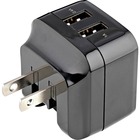StarTech.com 2 Port USB Wall Charger, 17W Wall Charger Hub (2.4A & 1A port), Dual USB-A Power Adapter, Portable Charger for Phones/Tablets - 17 W - 120 V AC, 230 V AC Input - 5 V DC/2.40 A Output - Black
