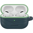 LifeProof Carrying Case Apple AirPods Pro - Neptune (Blue/Green) - Carabiner Clip - 1.94" (49.28 mm) Height x 3.73" (94.74 mm) Width x 1.01" (25.65 mm) Depth