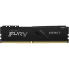 Kingston FURY Beast 32GB DDR4 SDRAM Memory Module - 32 GB - DDR4-3200/PC4-25600 DDR4 SDRAM - 3200 MHz Dual-rank Memory - CL16 - 1.35 V - Non-ECC - Unbuffered - 288-pin - DIMM - Lifetime Warranty