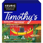 Timothy's K-Cup Rainforest Expresso Extra Dark Roast Coffee - 24 Box