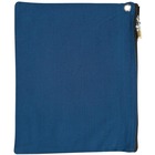 Merangue Currency Bag - 20 mil (0.51 mm) Width x 12.40" (314.96 mm) Length - Blue - Canvas - 1Each - Multipurpose