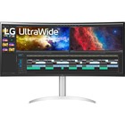 LG Ultrawide 38WP85C-W 37.5" UW-QHD+ Curved Screen LCD Monitor - 21:9 - Silver, White - 38.00" (965.20 mm) Class - In-plane Switching (IPS) Technology - 3840 x 1600 - 1.07 Billion Colors - FreeSync - 300 cd/m - 5 ms - HDMI - DisplayPort