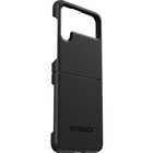 OtterBox Galaxy Z Flip3 5G Thin Flex Series Antimicrobial Case - For Samsung Galaxy Z Flip3 5G Smartphone - Black - Bacterial Resistant, Damage Resistant, Drop Resistant, Scrape Resistant - Synthetic Rubber, Polycarbonate, Plastic