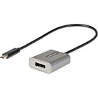 StarTech.com USB-C to DisplayPort Adapter - 1 x 24-pin Type C USB Male - 1 x 20-pin DisplayPort DisplayPort 1.4 Digital Audio/Video Female - 7680 x 4320 Supported - Gray