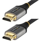 StarTech.com 6ft (2m) Premium Certified HDMI 2.0 Cable, High Speed Ultra HD 4K 60Hz HDMI Cable with Ethernet, HDR10, UHD HDMI Monitor Cord - 6.6 feet (2m) Premium Certified High Speed HDMI cable with Ethernet - Ultra HD HDMI 2.0 cable supports 18Gbps; 4K 60Hz/3D video/HDR10/32Ch audio/ARC - Soft TPE strain relief - UHD HDMI cord to connect laptop/computer to monitor/display/projector/TV
