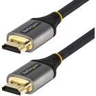 StarTech.com 10ft 3m Premium Certified HDMI 2.0 Cable, High Speed Ultra HD 4K 60Hz HDMI Cable with Ethernet, HDR10, UHD HDMI Monitor Cord - 9.8 feet (3m) Premium Certified High Speed HDMI cable with Ethernet - Ultra HD HDMI 2.0 cable supports 18Gbps; 4K 60Hz/3D video/HDR10/32Ch audio/ARC - Soft TPE strain relief - UHD HDMI cord to connect laptop/computer to monitor/display/projector/TV