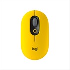 Logitech POP Mouse with emoji - Blast Yellow - Optical - Wireless - Bluetooth - Blast - USB - 4000 dpi - Scroll Wheel - 4 Button(s)