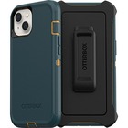 OtterBox Defender Rugged Carrying Case (Holster) Apple iPhone 13 Smartphone - Hunter Green