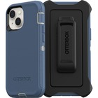 OtterBox Defender Rugged Carrying Case Apple iPhone 13 mini, iPhone 12 mini Smartphone - Fort Blue - Drop Resistant, Dirt Resistant, Dust Resistant, Lint Resistant, Scrape Resistant, Bump Resistant - Polycarbonate, Synthetic Rubber Body - 5.81" (147.57 mm) Height x 3.29" (83.57 mm) Width x 1.31" (33.27 mm) Depth