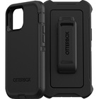 OtterBox Defender Rugged Carrying Case (Holster) Apple iPhone 12 mini, iPhone 13 mini Smartphone - Black - Dirt Resistant, Bump Resistant, Dirt Resistant Port, Dust Resistant Port, Scrape Resistant, Drop Resistant, Lint Resistant Port - Plastic Body - Belt Clip - 5.81" (147.57 mm) Height x 3.29" (83.57 mm) Width x 1.31" (33.27 mm) Depth - 1 Pack