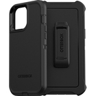 OtterBox Defender Rugged Carrying Case (Holster) Apple iPhone 13 Pro Max, iPhone 12 Pro Max Smartphone - Black - Dirt Resistant, Bump Resistant, Dirt Resistant Port, Dust Resistant Port, Scrape Resistant, Drop Resistant, Lint Resistant Port - Plastic Body - Belt Clip - 6.94" (176.28 mm) Height x 3.83" (97.28 mm) Width x 1.31" (33.27 mm) Depth - 1 Pack