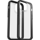 OtterBox iPhone 13 mini, iPhone 12 mini SEE Case - For Apple iPhone 12 mini, iPhone 13 mini Smartphone - Black Crystal (Clear/Black) - Impact Resistant, Drop Proof - Plastic