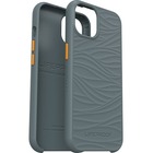 LifeProof W?KE Case For iPhone 13 - For Apple iPhone 13 Smartphone - Mellow Wave Pattern - Anchors Away (Gray/Orange) - Drop Proof - Recycled Plastic