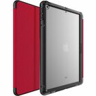 OtterBox Symmetry Series Folio Carrying Case (Folio) Apple iPad (7th Generation), iPad (8th Generation), iPad (9th Generation) Tablet, Apple Pencil - Ruby Sky (Red) - Polycarbonate, Synthetic Rubber, MicroFiber Body - Lanyard Strap - 10.27" (260.86 mm) Height x 7.26" (184.40 mm) Width x 0.75" (19.05 mm) Depth