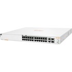 Aruba Instant On 1960 24G 20p Class4 4p Class6 PoE 2XGT 2SFP+ 370W Switch - 24 Ports - Manageable - 10 Gigabit Ethernet, Gigabit Ethernet - 10GBase-T, 10GBase-X, 10/100/1000Base-T - 2 Layer Supported - Modular - 80 W Power Consumption - 370 W PoE Budget - Optical Fiber, Twisted Pair - PoE Ports - Rack-mountable, Table Top, Wall Mountable, Under Table, Cabinet Mount - Lifetime Limited Warranty