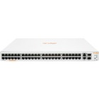 Aruba Instant On 1960 48G 2XGT 2SFP+ Switch - 48 Ports - Manageable - 10 Gigabit Ethernet, Gigabit Ethernet - 10GBase-T, 10GBase-X, 10/100/1000Base-T - 2 Layer Supported - Modular - 80 W Power Consumption - Optical Fiber, Twisted Pair - Rack-mountable, Table Top, Wall Mountable, Under Table, Cabinet Mount - Lifetime Limited Warranty