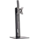 StarTech.com Free Standing Single Monitor Mount, Height Adjustable Ergonomic Monitor Desk Stand, For VESA Mount Displays up to 32" (15lb) - Free-standing single monitor mount supports a display up to 32 inch (15lb); VESA75x75/100x100mm - Ergonomic Tilt/Swivel/Screen rotation; Rotating base - Monitor stand for desk w/spring-assisted adjustable height - Sturdy base (7.8x9.4in); Rubber pads